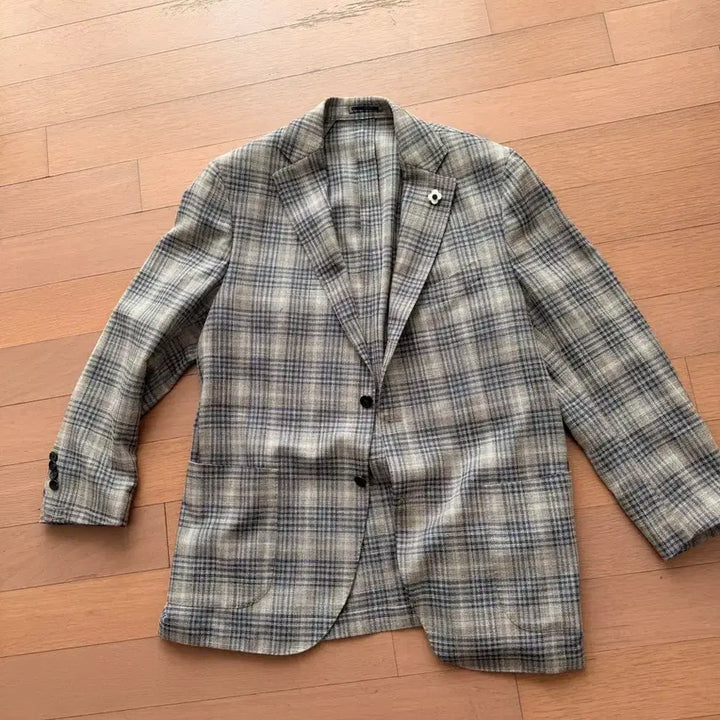 [BUNJANG] Lardini Check Blazer Jacket / Lardini 라르디니 자켓 체크 블레이저 54 국내 105 110