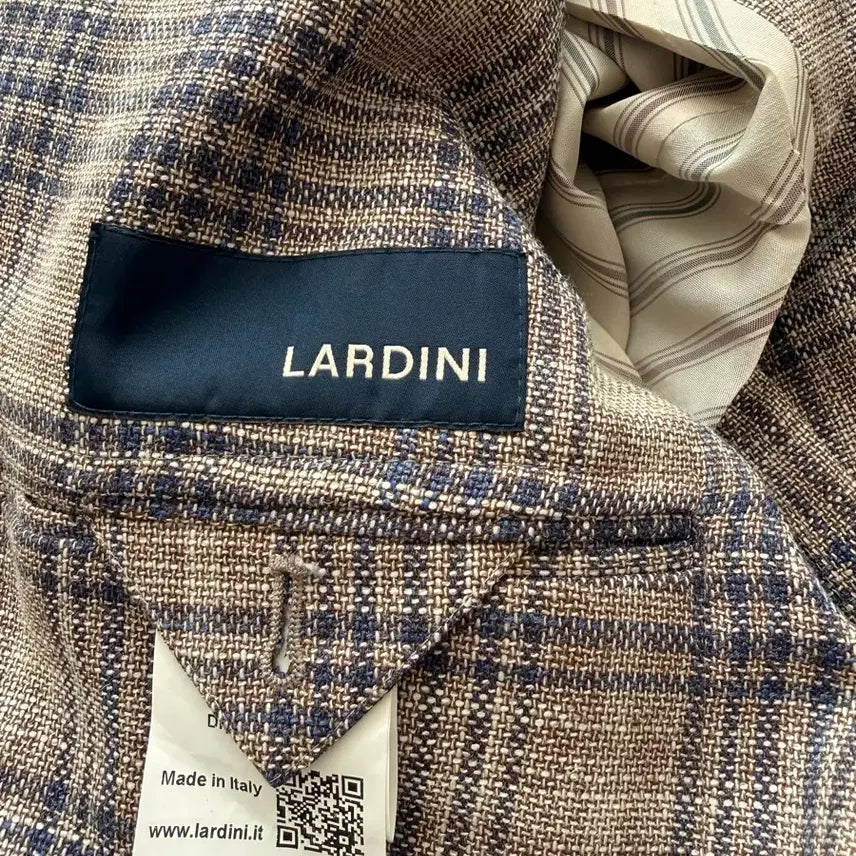 [BUNJANG] Lardini Check Blazer Jacket / Lardini 라르디니 자켓 체크 블레이저 54 국내 105 110