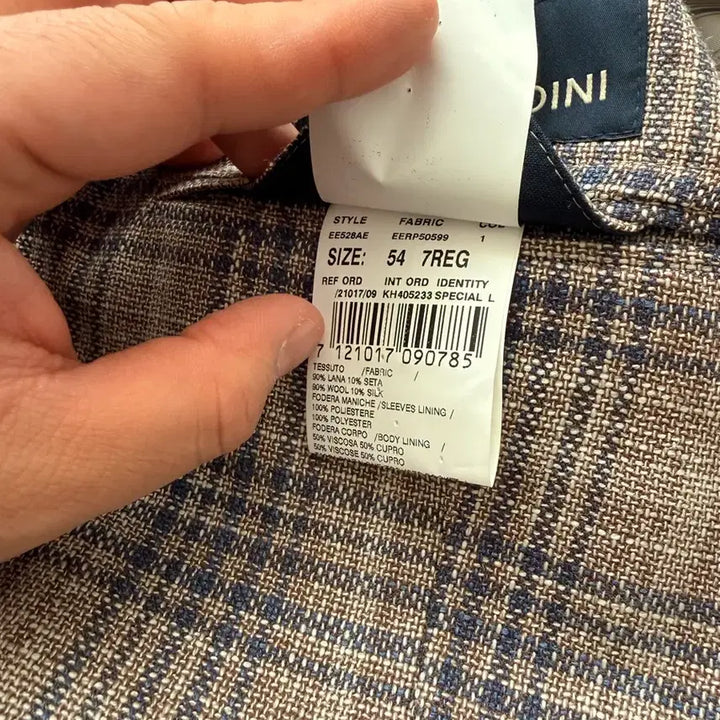 [BUNJANG] Lardini Check Blazer Jacket / Lardini 라르디니 자켓 체크 블레이저 54 국내 105 110