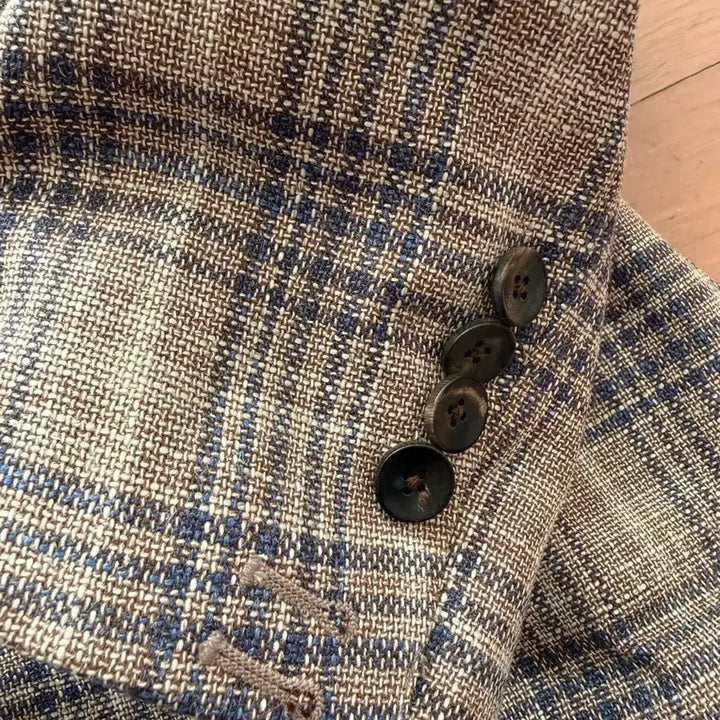 [BUNJANG] Lardini Check Blazer Jacket / Lardini 라르디니 자켓 체크 블레이저 54 국내 105 110