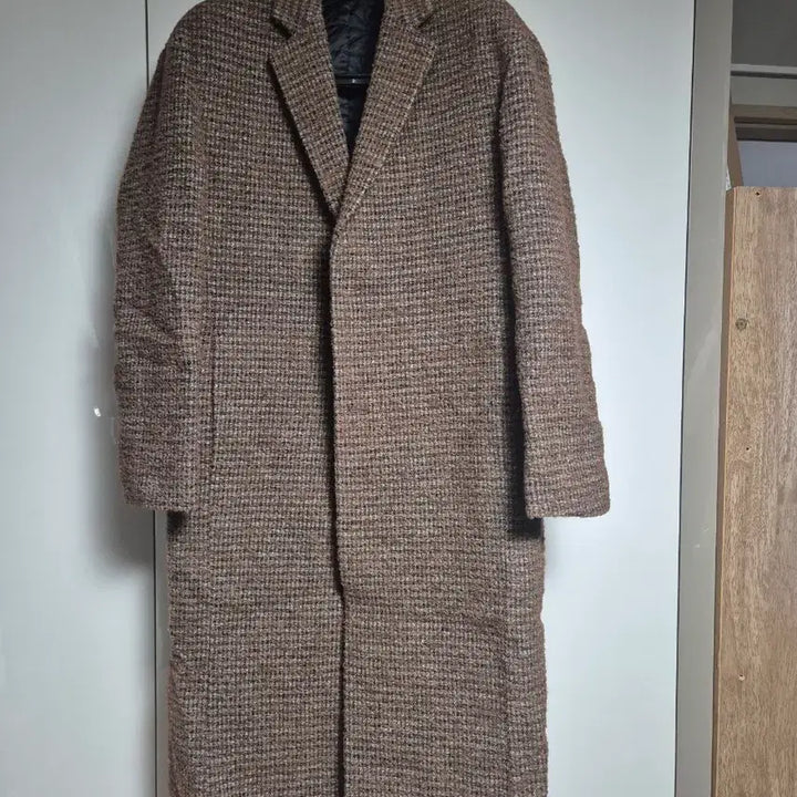 [BUNJANG] Comodo 105 Brown Check Coat / 코모도105 코트