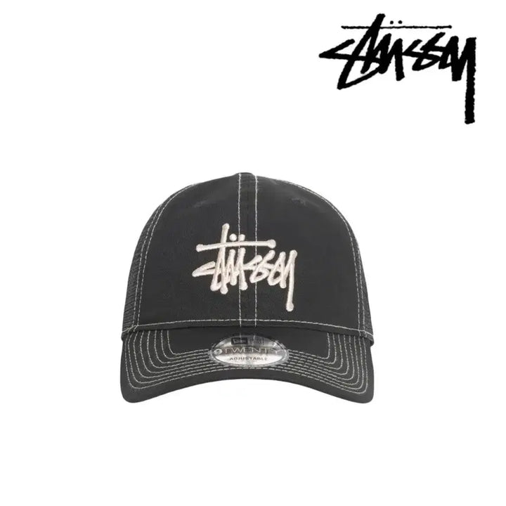[BUNJANG] Stussy New Era 9Twenty Basic Trucker Ball Cap Black / 스투시 뉴에라 9Twenty 베이직 트러커 볼캡 블랙