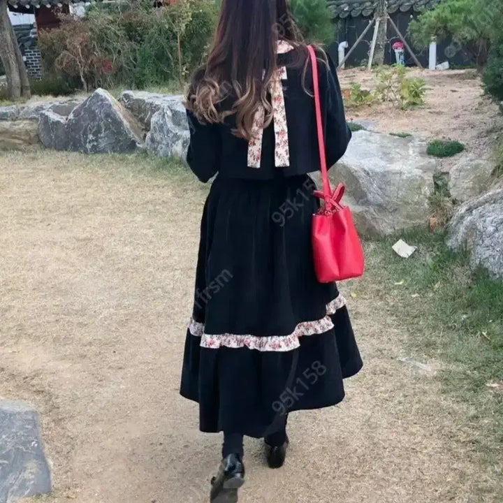 [BUNJANG] Darlings Studio SARA Two-Piece Set (Black) / (새상품)달링스튜디오 사라 투피스 블랙