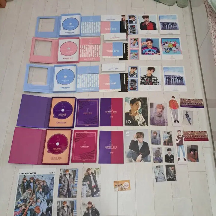 워너원 앨범 모음