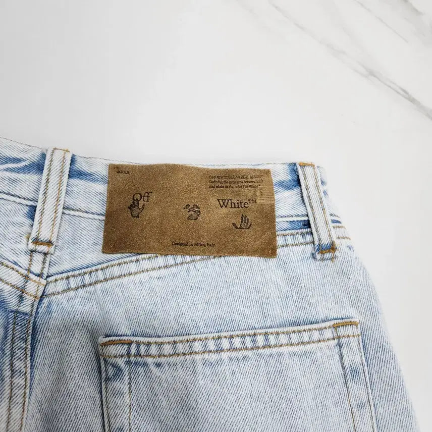 [BUNJANG] Off-White 22'SS Denim Pants / 국내택정품 ) 오프화이트 22'SS 배기핏 데님팬츠