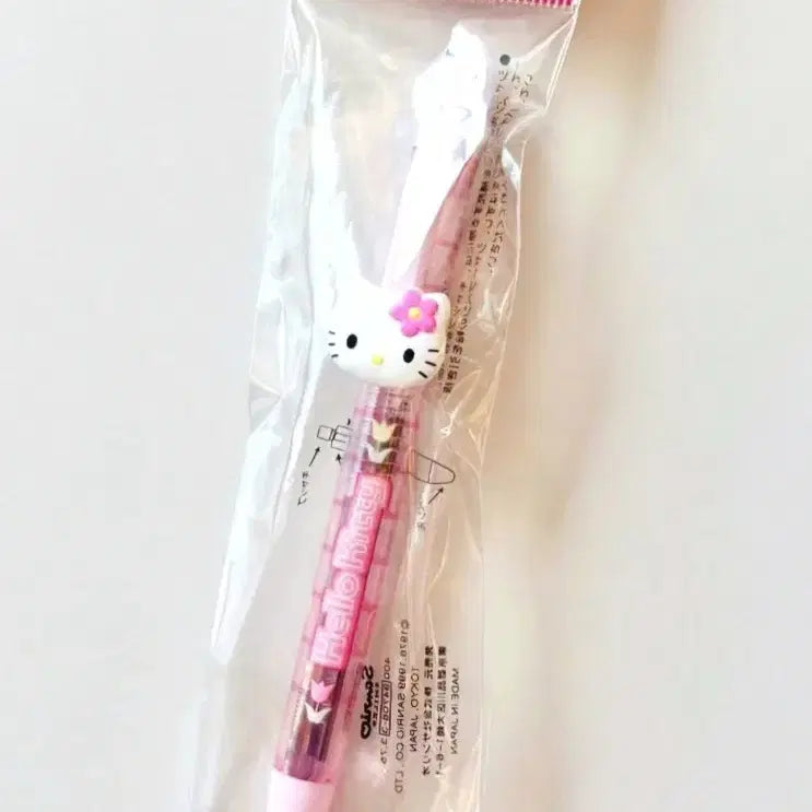 [BUNJANG] Hello Kitty Stationery Set / 키티샤프3종세트, 카오하나 키티 볼펜,튤립키티 샤프,키티샤프