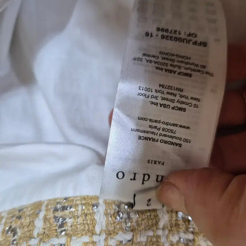 [BUNJANG] Sandro Tweed Mini Skirt / 산드로 트위드 미니 스커트(2)