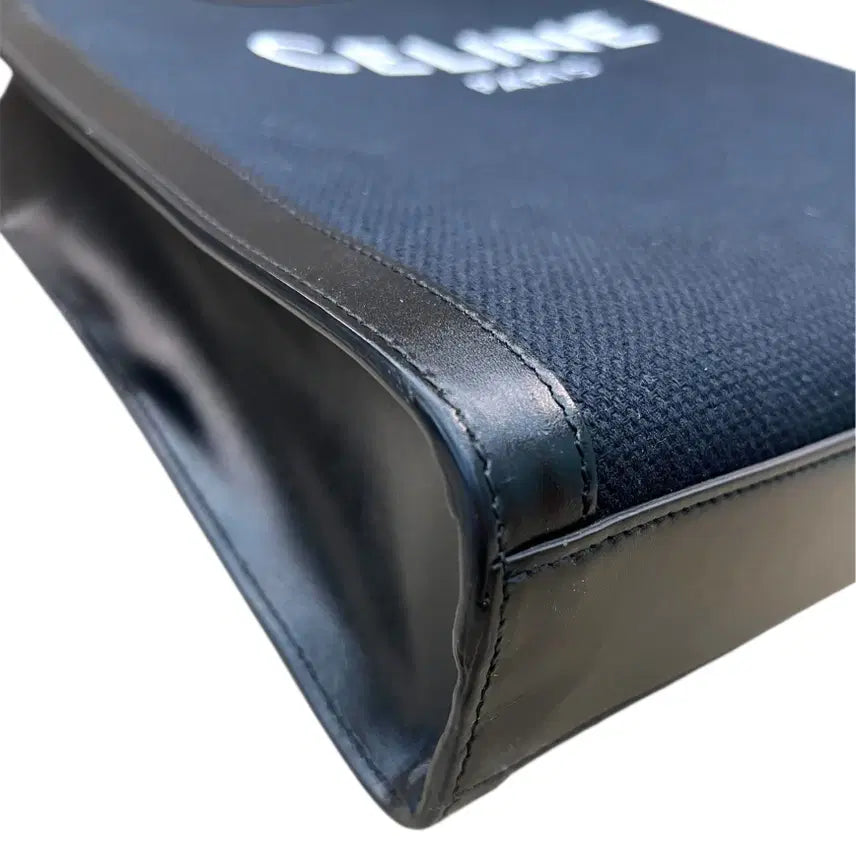 [BUNJANG] Celine Vertical Cabas Small Black Shoulder Bag / (대구)셀린 버티칼 카바스 스몰 블랙 숄더 앤 클로스백