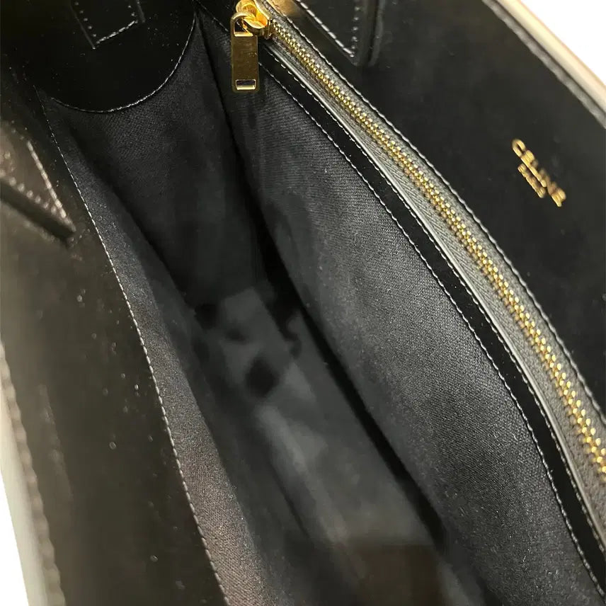 [BUNJANG] Celine Vertical Cabas Small Black Shoulder Bag / (대구)셀린 버티칼 카바스 스몰 블랙 숄더 앤 클로스백