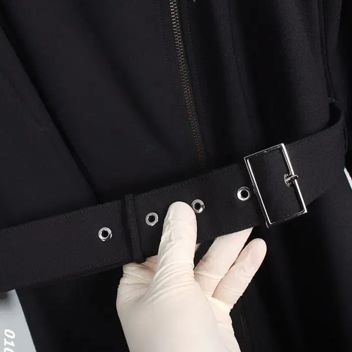 [BUNJANG] Hugo Boss Belted Zip-up Dress / 여성38/ 휴고보스 BOSS 벨티드 집업 원피스