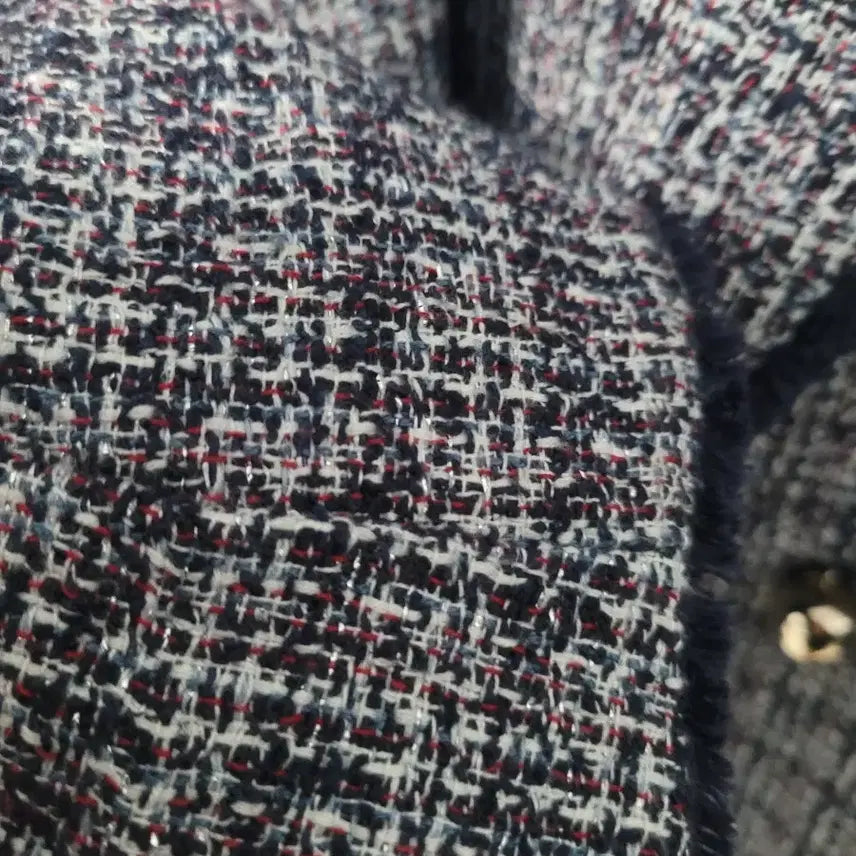 [BUNJANG] Sisley Tweed Double Button Jacket / 시슬리 트위드 더블 버튼 자켓