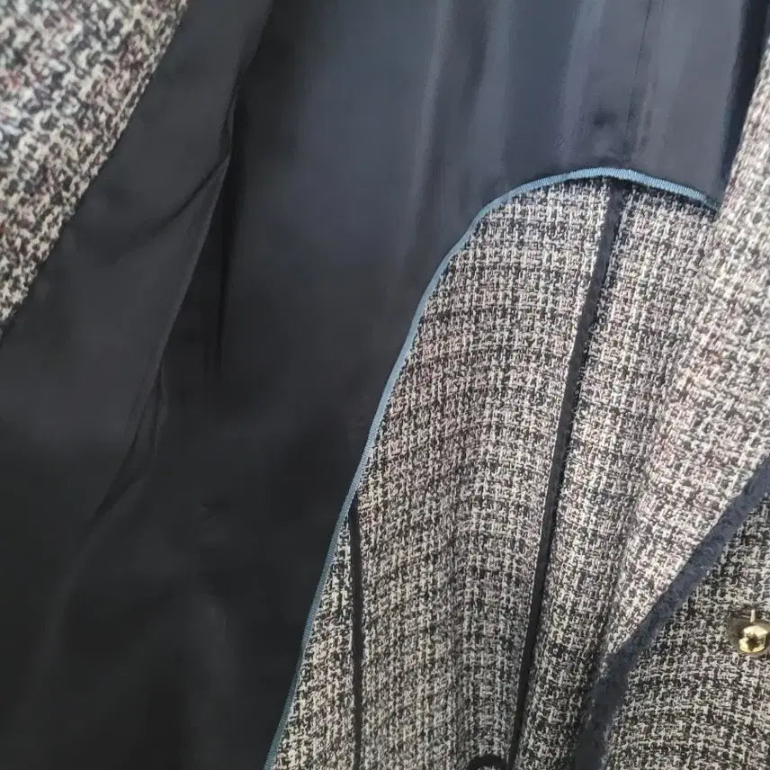 [BUNJANG] Sisley Tweed Double Button Jacket / 시슬리 트위드 더블 버튼 자켓
