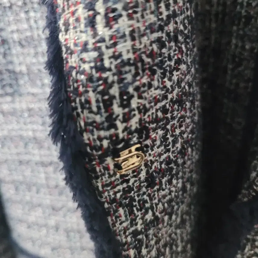 [BUNJANG] Sisley Tweed Double Button Jacket / 시슬리 트위드 더블 버튼 자켓