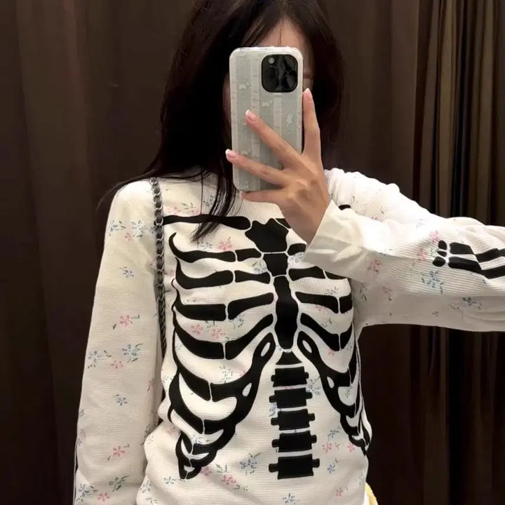 [BUNJANG] Supreme Hanes Flower Thermal Bond T-Shirt / (S~XL/해외/스탁) 슈프림 hanes 플라워 써멀 본즈 티셔츠