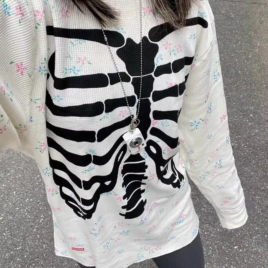 [BUNJANG] Supreme Hanes Flower Thermal Bond T-Shirt / (S~XL/해외/스탁) 슈프림 hanes 플라워 써멀 본즈 티셔츠