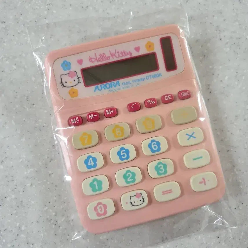 [BUNJANG] Classic Kitty Floral Calculator / 고전키티 꽃키티 계산기 판매합니다.