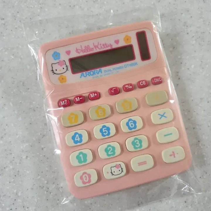 [BUNJANG] Classic Kitty Floral Calculator / 고전키티 꽃키티 계산기 판매합니다.