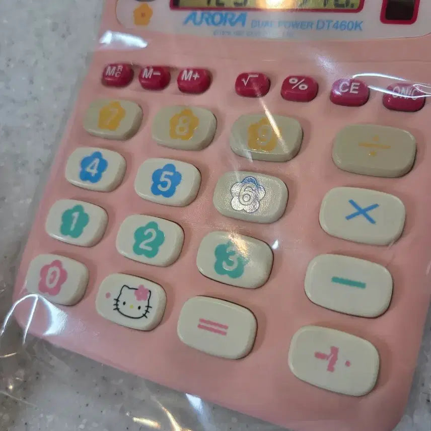 [BUNJANG] Classic Kitty Floral Calculator / 고전키티 꽃키티 계산기 판매합니다.