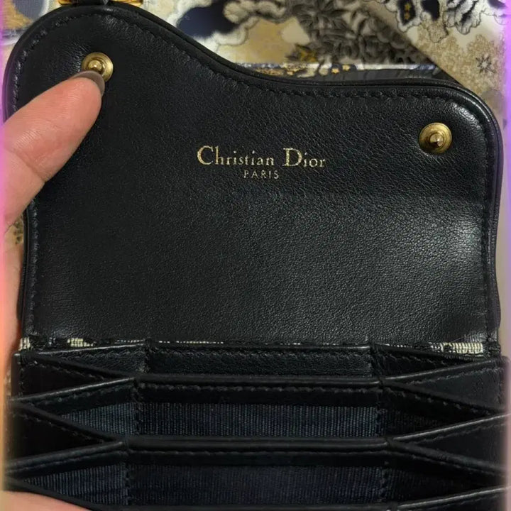 [BUNJANG] Dior Oblique Saddle Pocket Card Holder Holiday Full Package / DIOR 디올 오블리크 새들 포켓 카드 지갑 홀리데이 풀박스