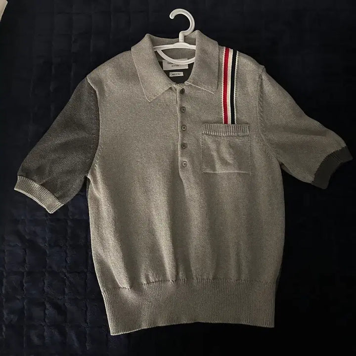 [BUNJANG] Thom Browne RWB Trimmed Cotton Polo / 톰브라운 RWB 트리밍 코튼 카라티