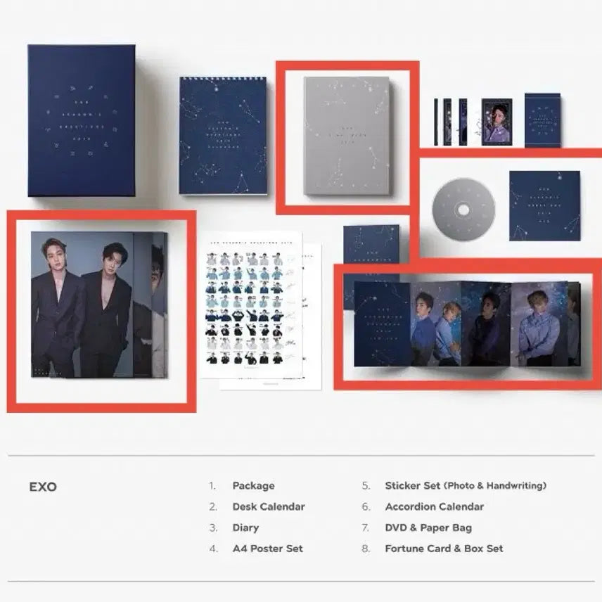 엑소 2019 시즌그리팅 exo seanson's greetings