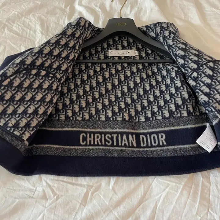 [BUNJANG] Dior Oblique Navy Wool Jacket / 디올 오블리크 자켓