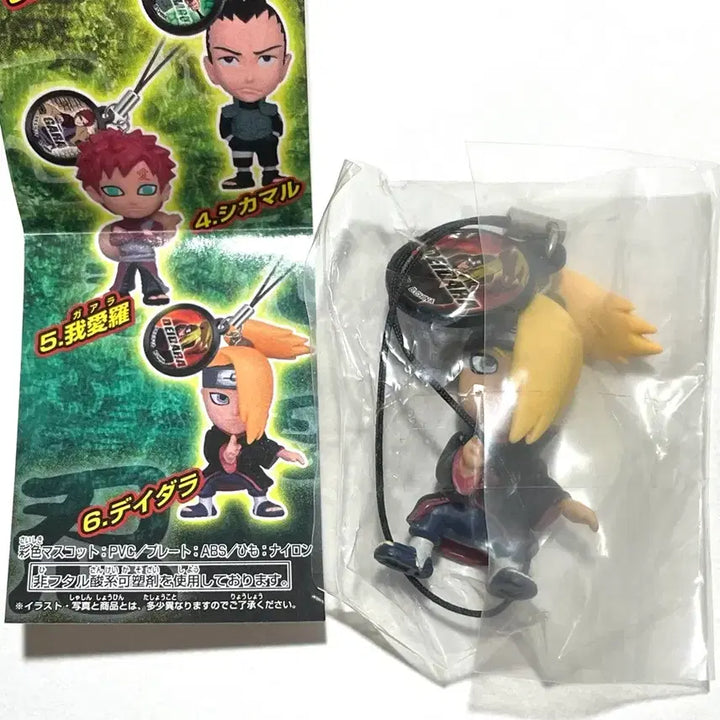 [BUNJANG] Naruto Deidara Akatsuki Classic Keychain / 나루토 고전키링 데이다라/아카츠키 키링