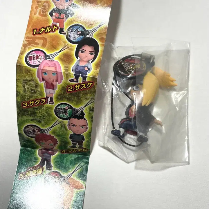 [BUNJANG] Naruto Deidara Akatsuki Classic Keychain / 나루토 고전키링 데이다라/아카츠키 키링