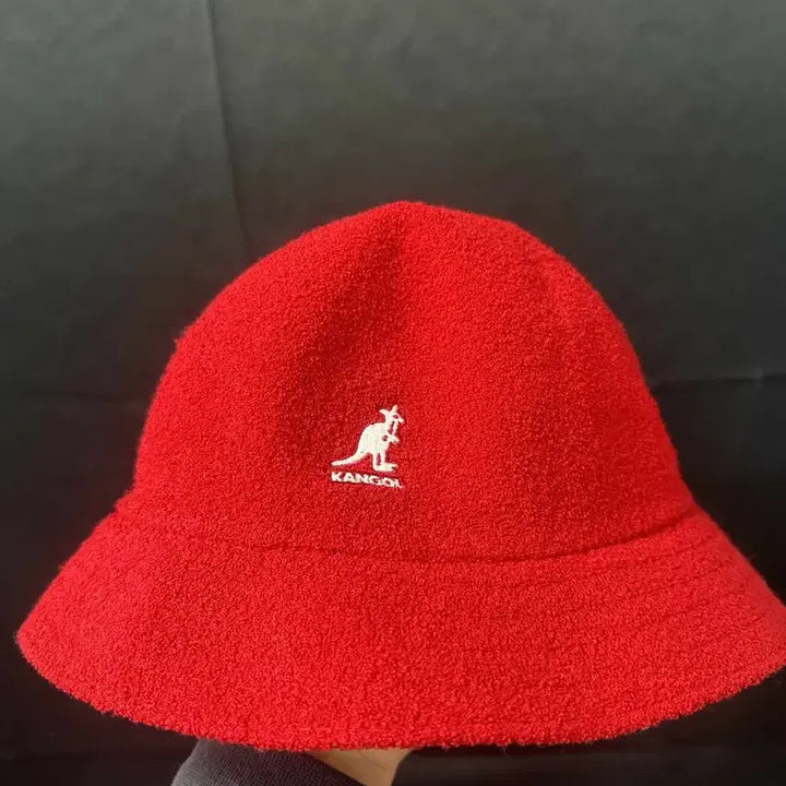 [BUNJANG] Kangol Red Bucket Hat / 캉골 레드 버킷햇 모자