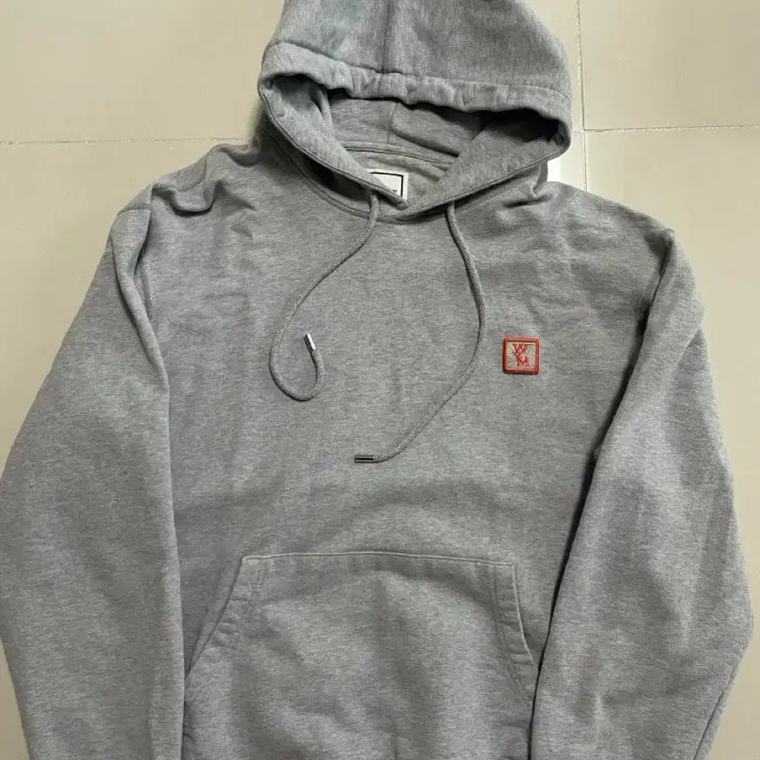[BUNJANG] Wooyoungmi Back Logo Hoodie Gray / 우영미 백로고 후드 그레이