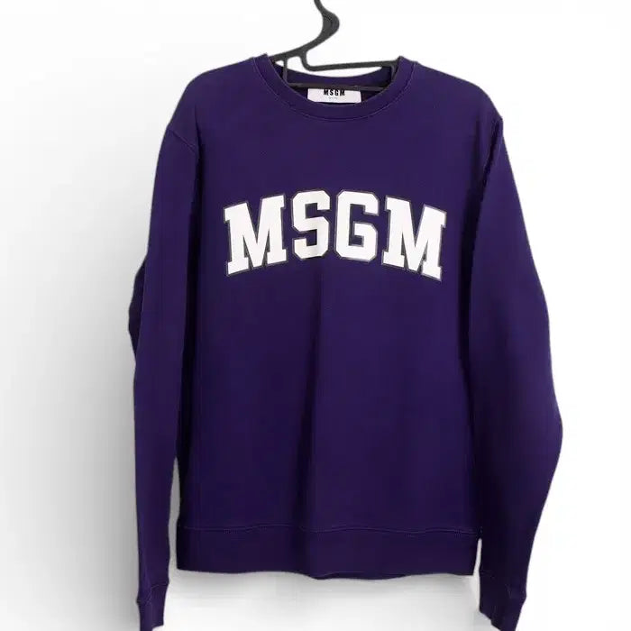 [BUNJANG] MSG M S/ Women's Fleece Sweatshirt / 여성S/ 현재 22만 판매중 msgm 기모 맨투맨티