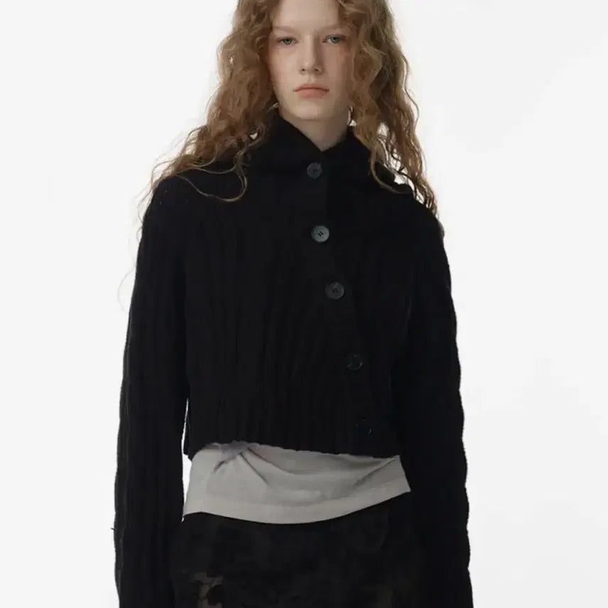 [BUNJANG] Millo Woman Button Bolero Cardigan / 밀로 우먼 버튼 볼레로 가디건