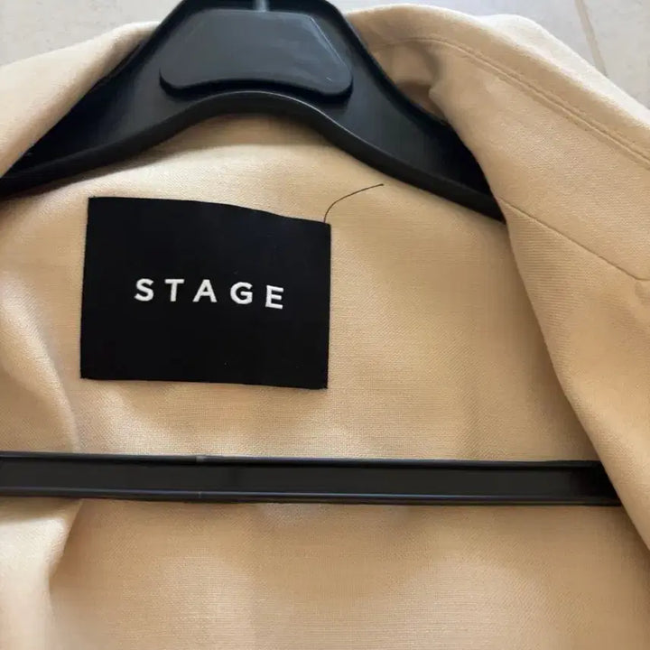 [BUNJANG] STAGE Beige Blazer Jacket / STAGE 베이지 블레이저 자켓 F