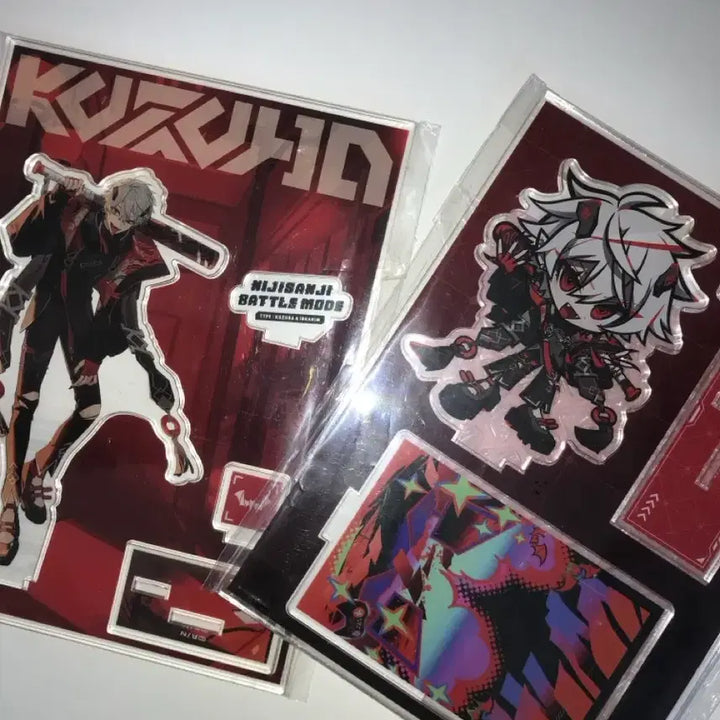 [BUNJANG] Nijisanji Kuzuha Battle Mode Acrylic Stand Bundle Set / 니지산지 쿠즈하 배틀모드 아크릴 스탠드 일괄 판매