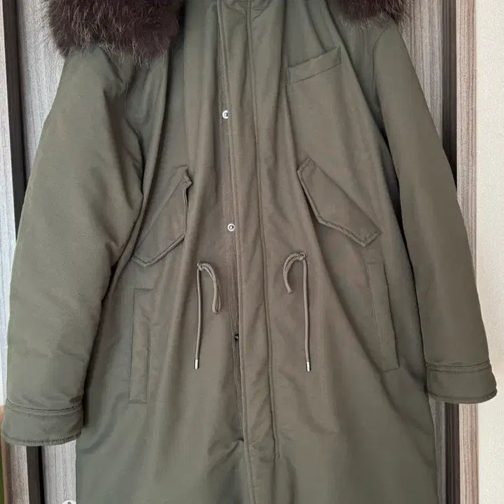 [BUNJANG] Drawfit Khaki Goose Down Parka / 드로우핏 야상형 구스다운 파카 (카키)