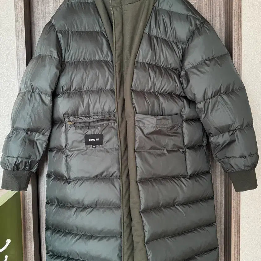 [BUNJANG] Drawfit Khaki Goose Down Parka / 드로우핏 야상형 구스다운 파카 (카키)