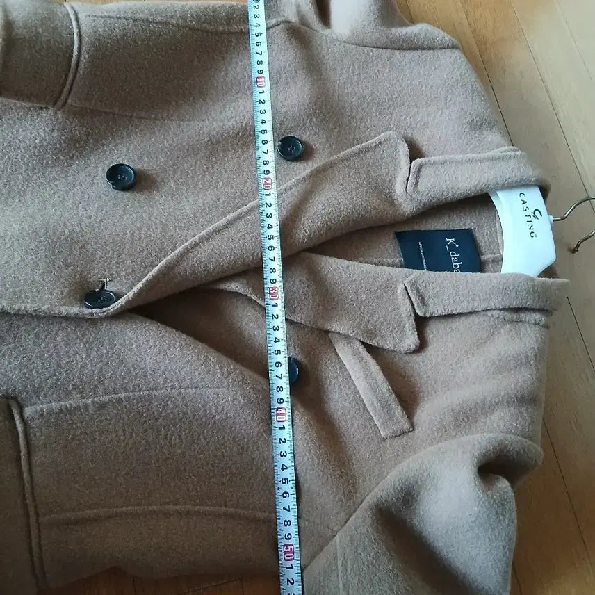 [BUNJANG] Handmade Wool Coat Camel / 핸드메이드 울코트