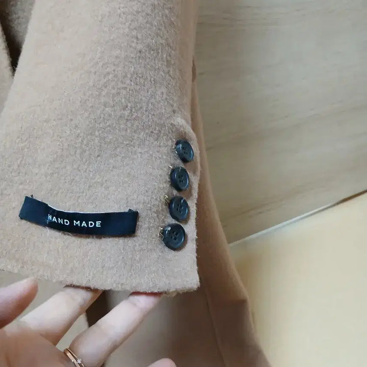 [BUNJANG] Handmade Wool Coat Camel / 핸드메이드 울코트