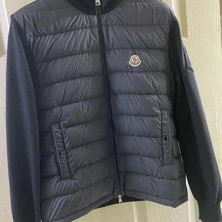 [BUNJANG] Moncler Knit Padded Jacket Black L / 몽클레어 니트 패딩 블랙 L