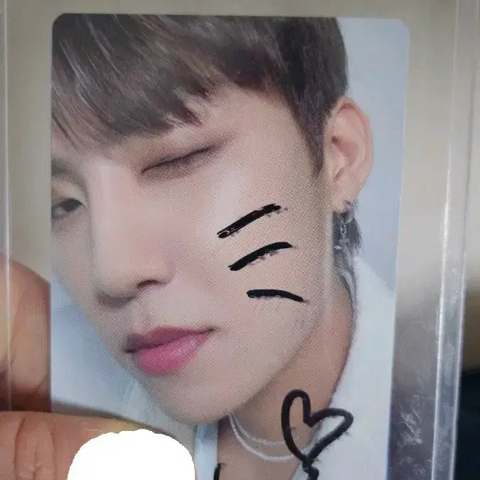 [BUNJANG] AB6IX Woojin Handwritten Photocard / 박우진 친필 낙서 포카