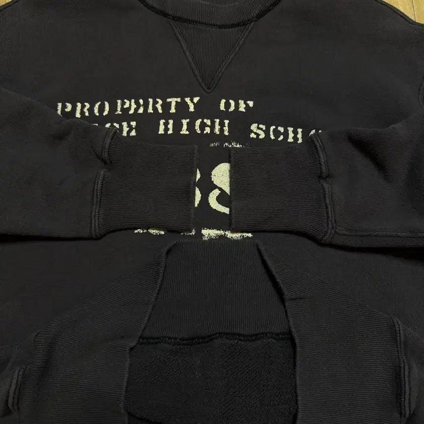 [BUNJANG] Warehouse 403 Sweatshirt Black / 웨어하우스 403 스웻셔츠 블랙