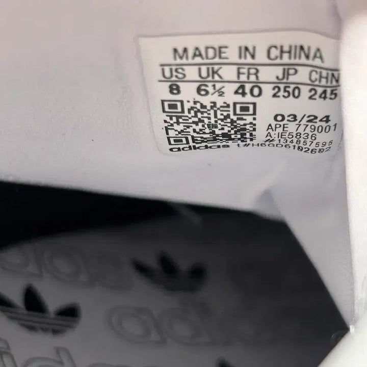 [BUNJANG] Adidas Samba OG Black Sneakers / s급 아디다스 250 정품 삼바 OG 블랙 IE5836 사진 앞코 참고