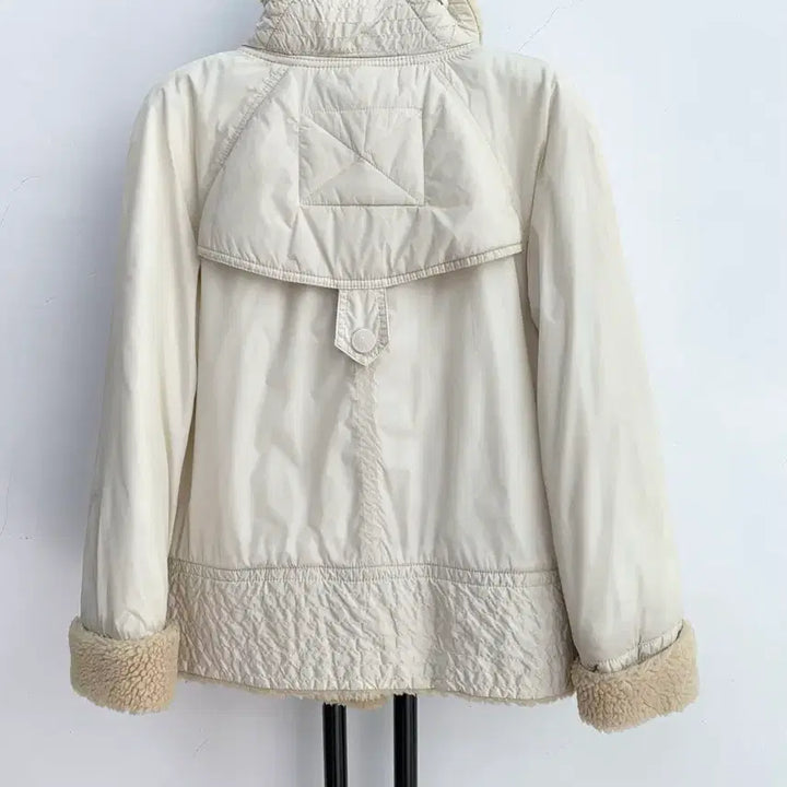 [BUNJANG] MARC JACOBS Ivory Short Fur Padded Jacket / 정품 마크제이콥스 MARCJACOBS 아이보리 숏 퍼 패딩