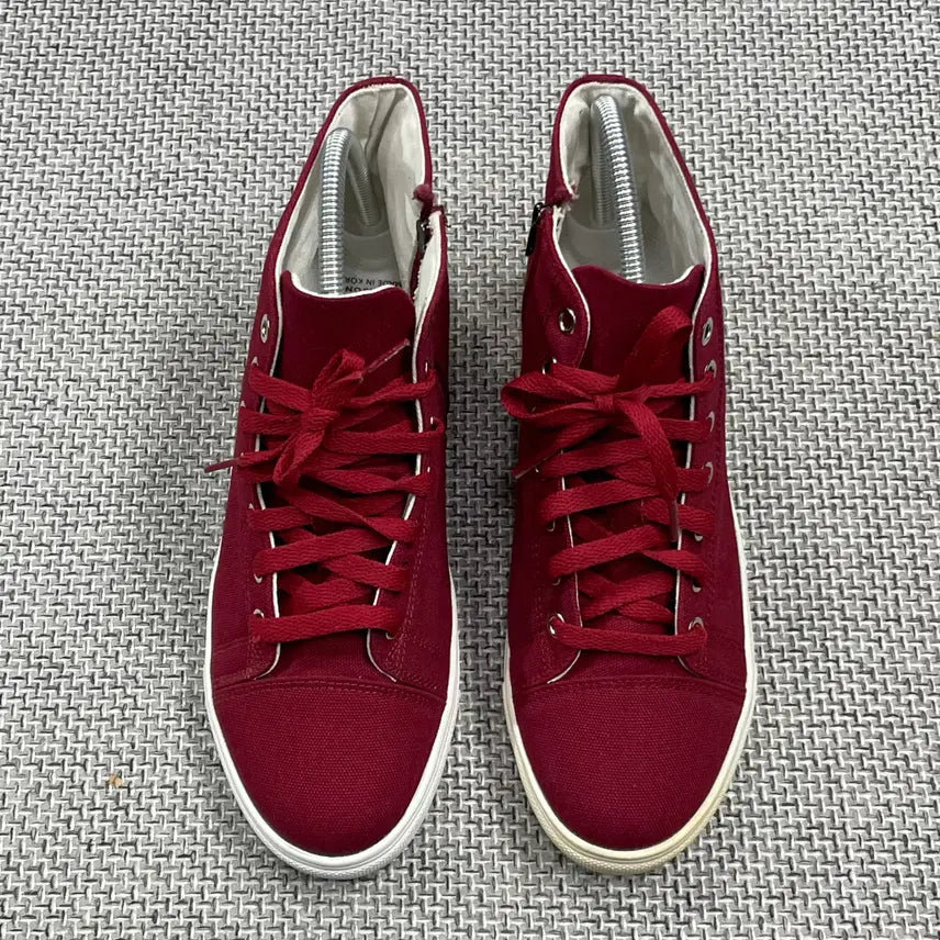 [BUNJANG] Boy London High Top Canvas Sneakers / 보이 런던 하이탑 캔버스 스니커즈