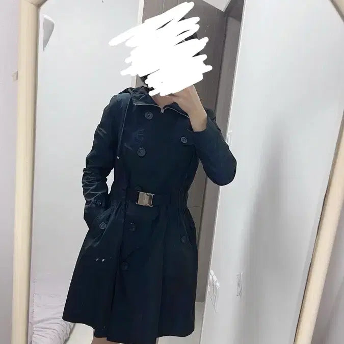 [SOLD OUT] 몽클레어 여성 후드 코트 원피스  0사이즈(정품)