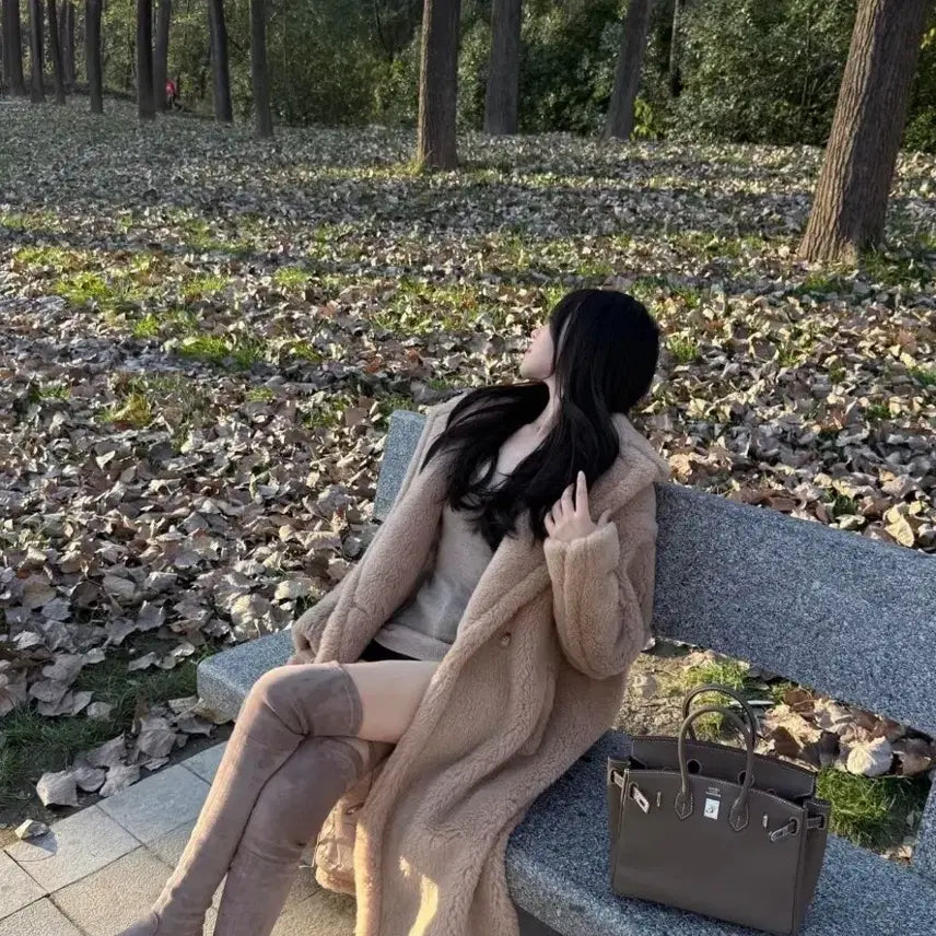 [BUNJANG] Max Mara Teddy Bear Long Coat / 막스마라 테디베어 롱 코트