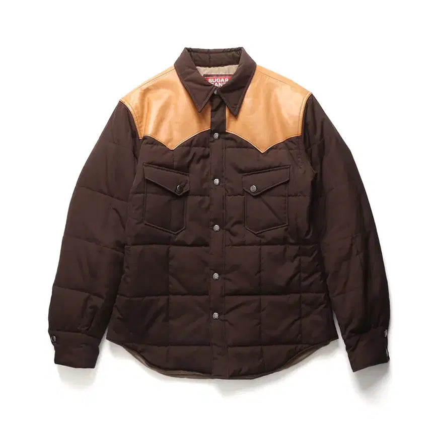 [BUNJANG] SUGAR CANE Leather York Down Jacket / SUGAR CANE Leather York Down Jacket
