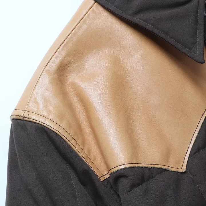 [BUNJANG] SUGAR CANE Leather York Down Jacket / SUGAR CANE Leather York Down Jacket