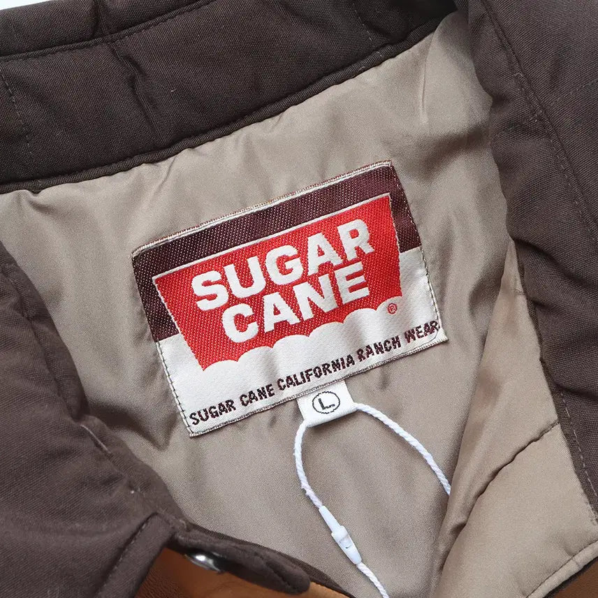 [BUNJANG] SUGAR CANE Leather York Down Jacket / SUGAR CANE Leather York Down Jacket