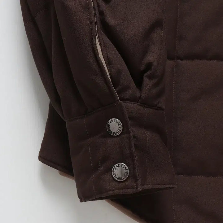 [BUNJANG] SUGAR CANE Leather York Down Jacket / SUGAR CANE Leather York Down Jacket